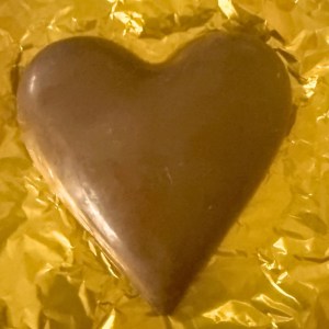 unwrapped Pistachio heart